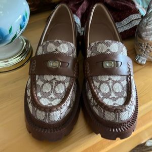 Caoch platform loafers